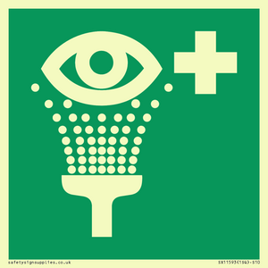 E011 safe condition eyewash station